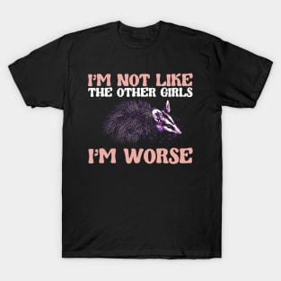 I'm Not Like The Other Girls, I'm Worse T-Shirt